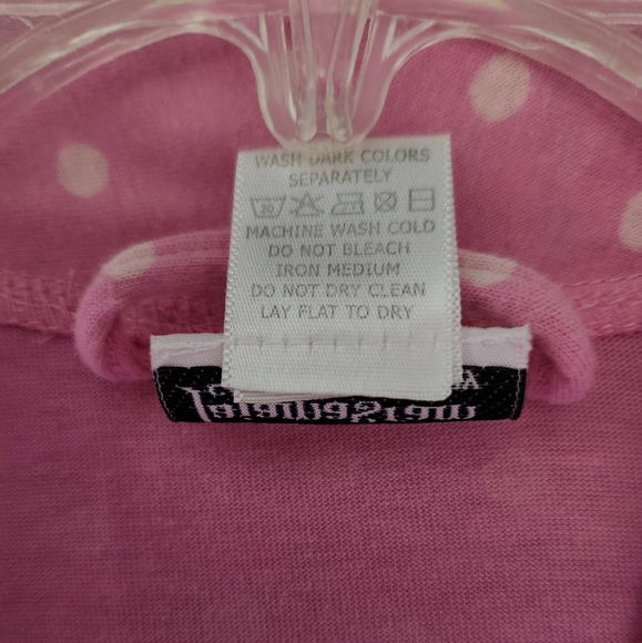 Pajamagram Co.   Women's  M   Robe   Polka-dot   Pink & White - Picture 10 of 10